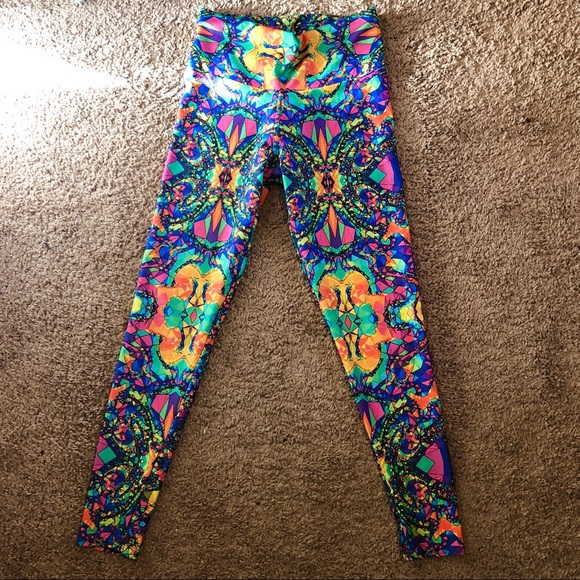 Psychedelic legging pant fractal rave festival Edc - Picture 7 of 8
